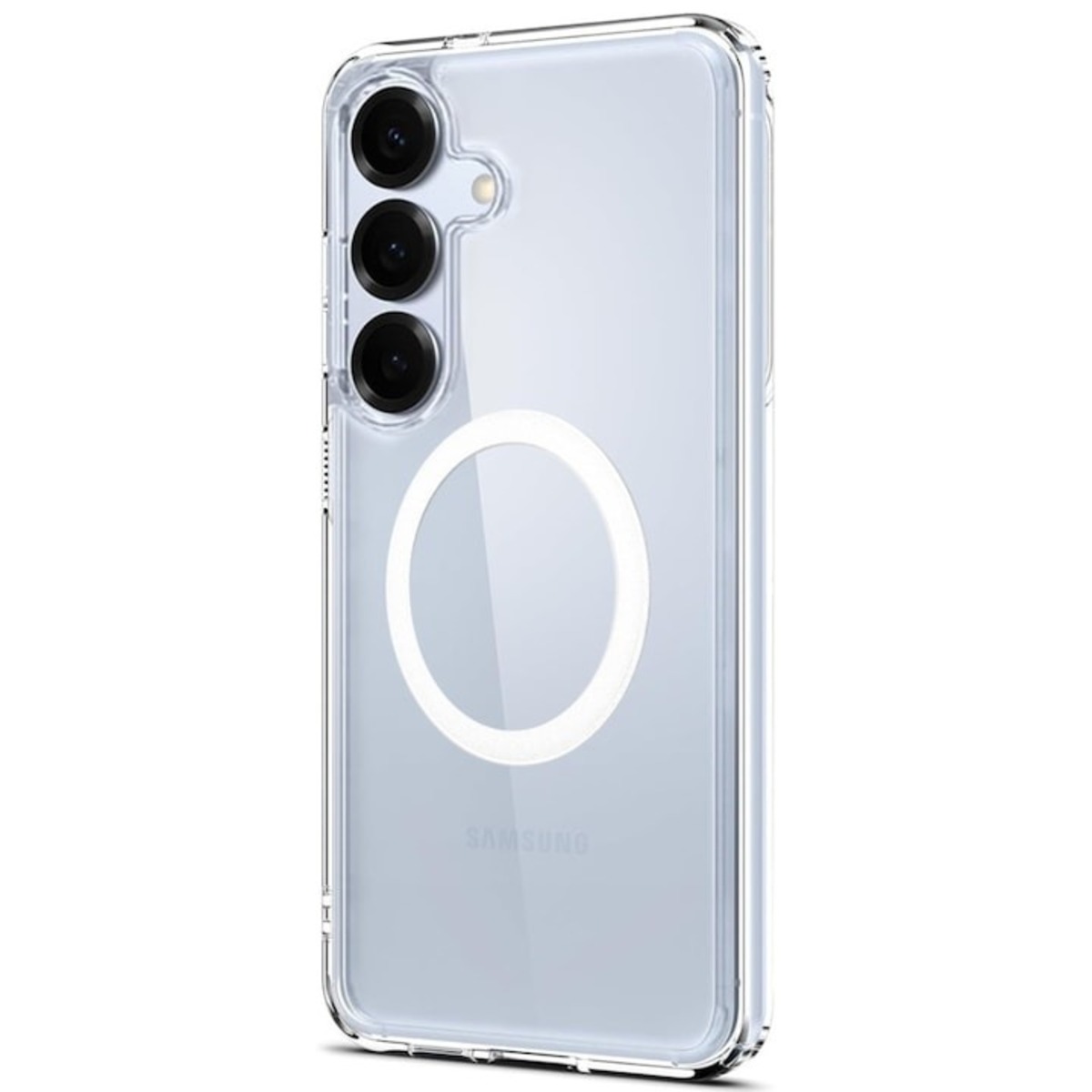 Чехол-накладка Devia Shark Series Magnetic ShockProof Case для смартфона Samsung Galaxy S25 Plus (Цвет: Clear)