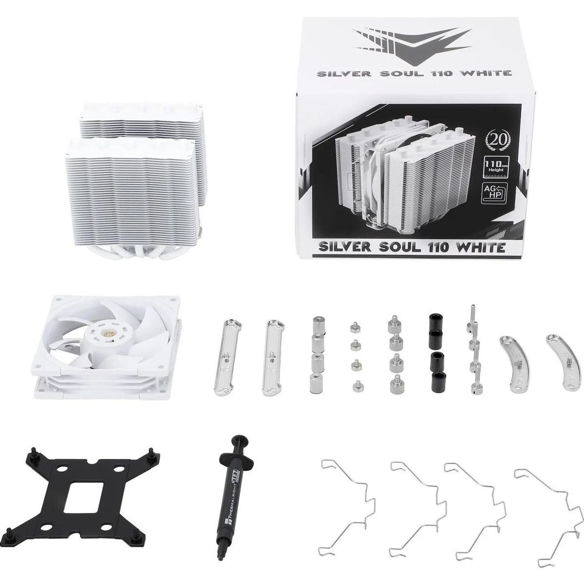 Устройство охлаждения(кулер) Thermalright Silver Soul 110 White
