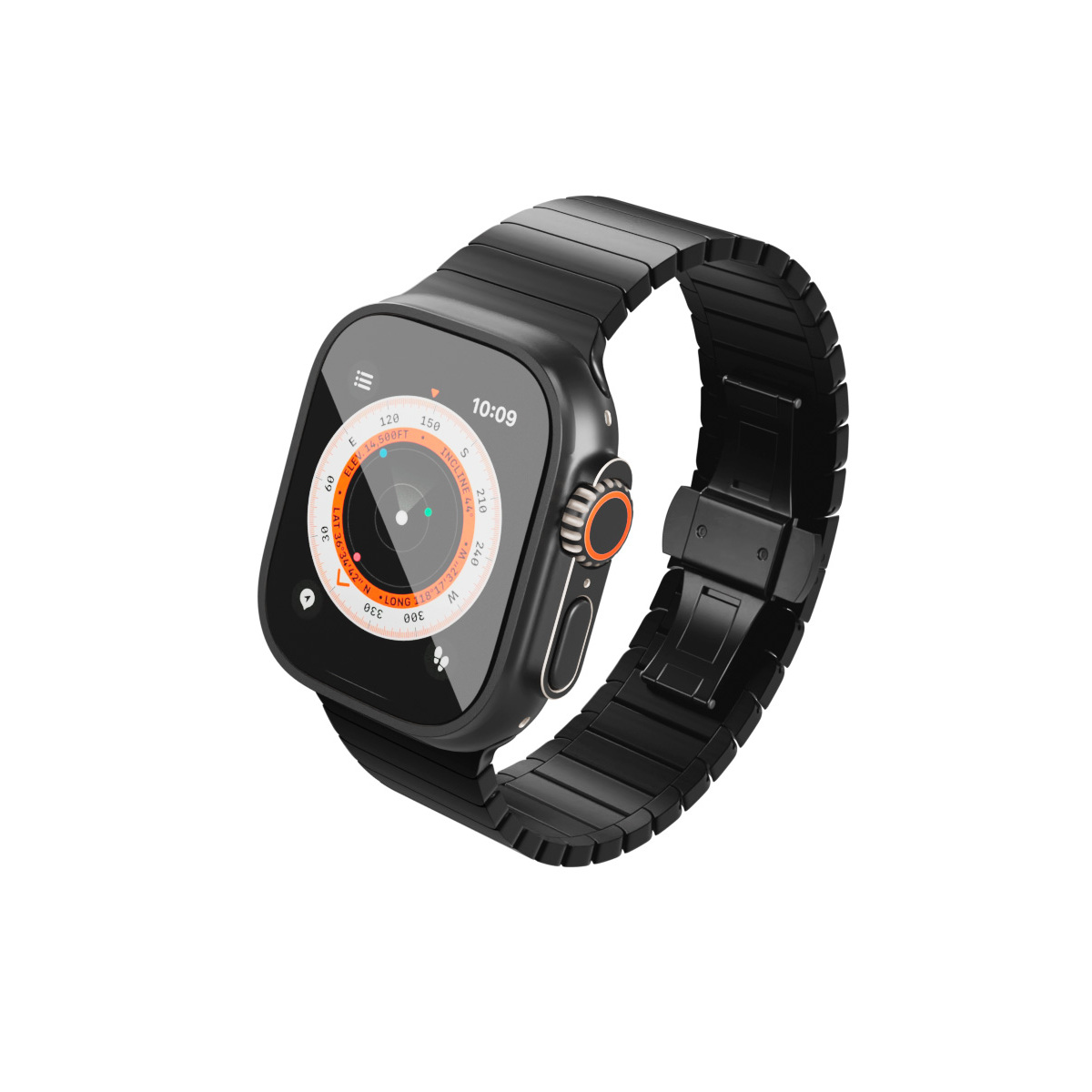 Ремешок VLP Titanium Band для Apple Watch 42 / 44 / 45 / 46 / 49, черный