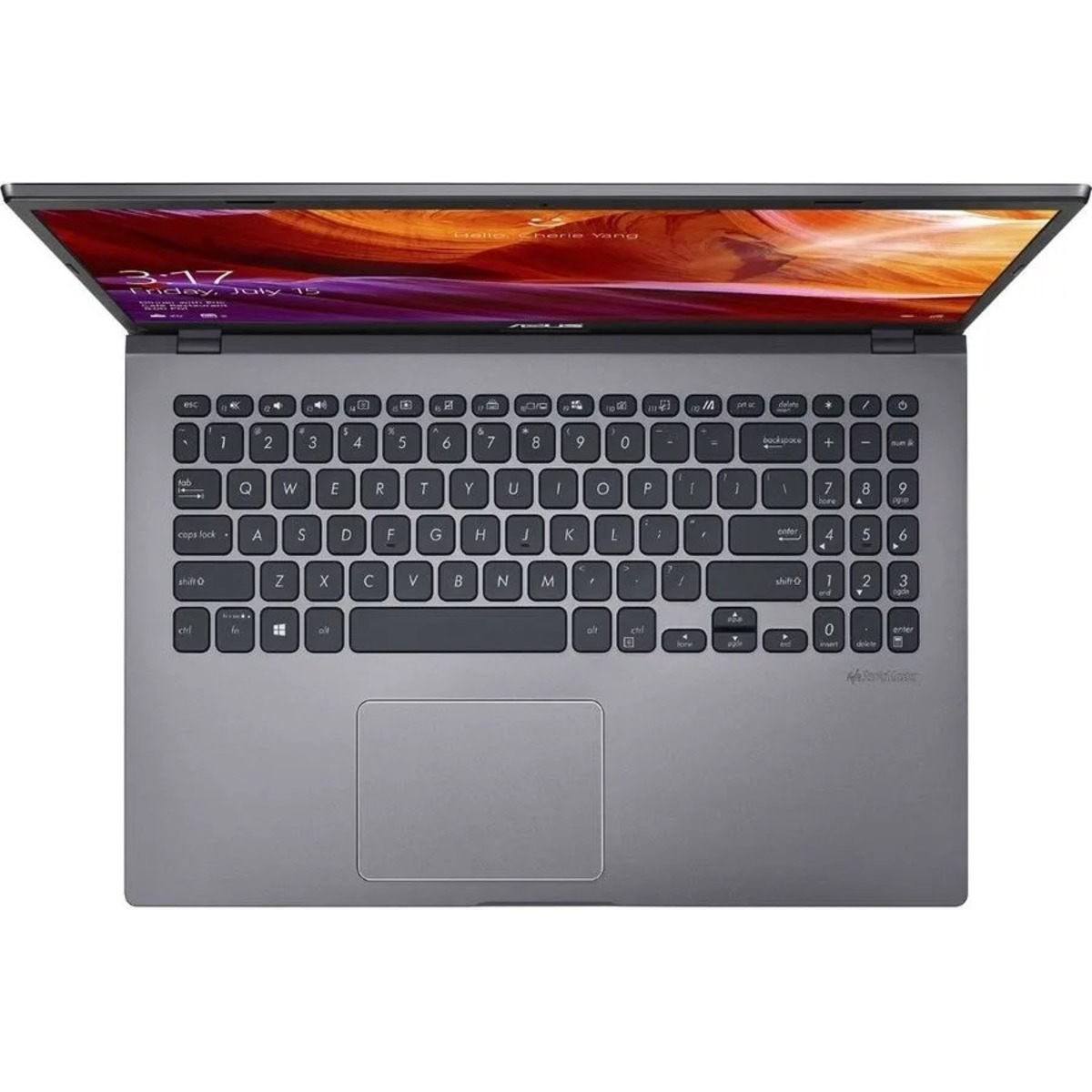Ноутбук Asus X509FA-BR350 Core i7 8565U 8Gb SSD256Gb Intel UHD Graphics 15.6 TN HD (1366x768) noOS grey WiFi BT Cam