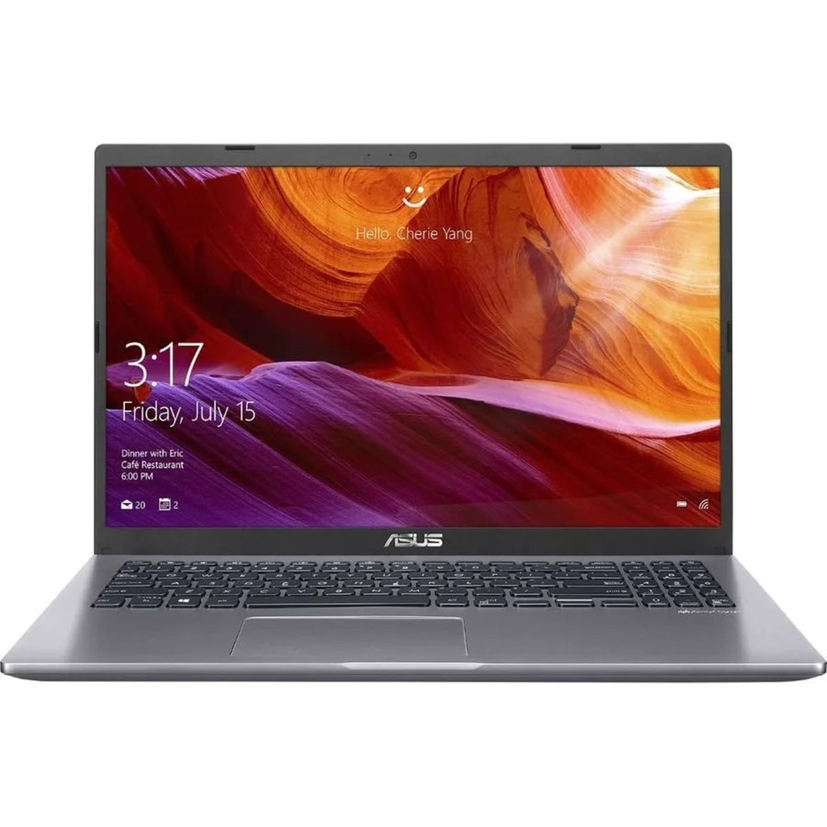 Ноутбук Asus X509FA-BR350 Core i7 8565U 8Gb SSD256Gb Intel UHD Graphics 15.6 TN HD (1366x768) noOS grey WiFi BT Cam