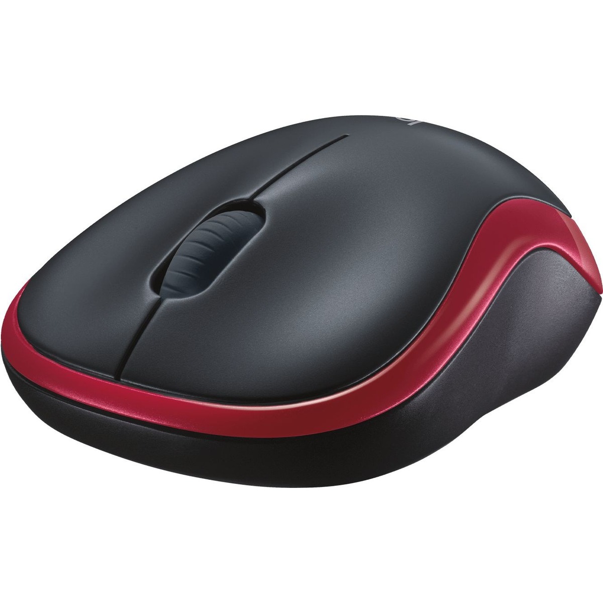 Мышь Logitech M185 (Цвет: Black/Red)