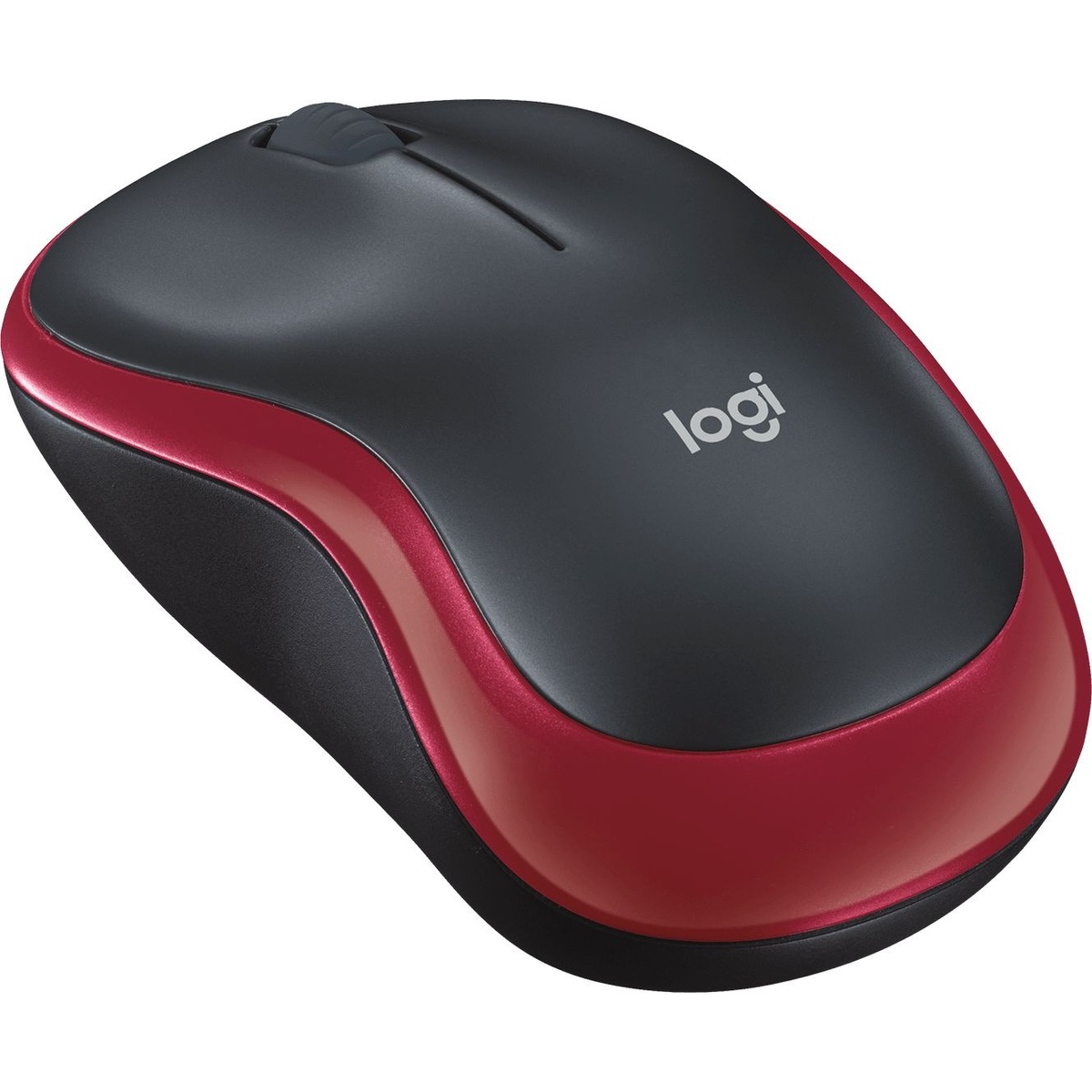 Мышь Logitech M185 (Цвет: Black/Red)