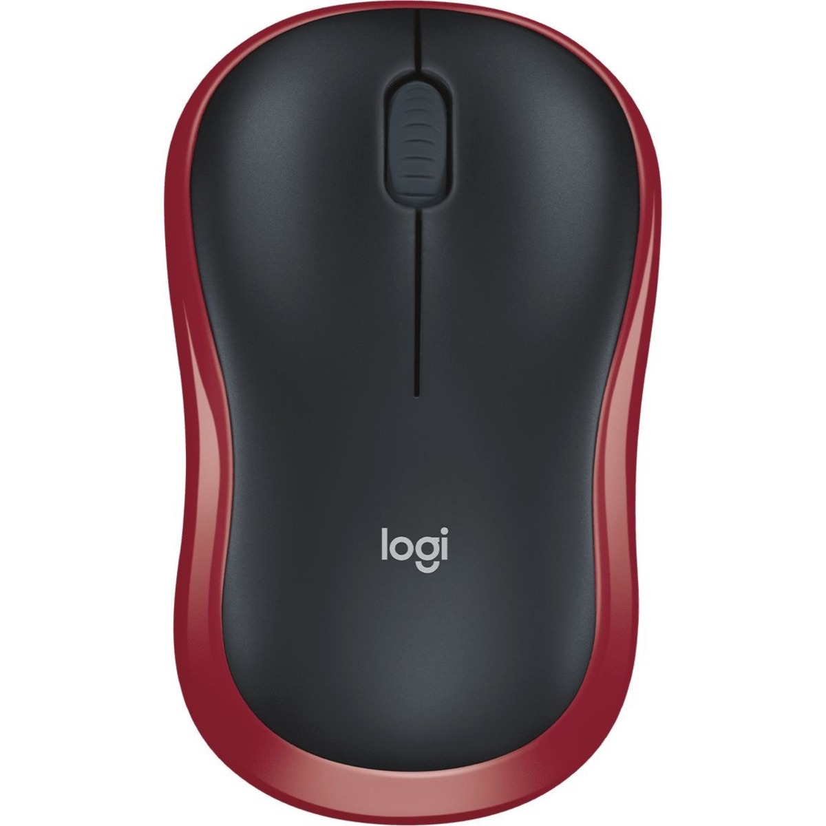 Мышь Logitech M185 (Цвет: Black/Red)