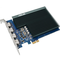 Видеокарта Asus PCI-E GT730-4H-SL-2GD5 NVIDIA GeForce GT 730 4096Mb 64 DDR5 902/5010 HDMIx4 HDCP Ret
