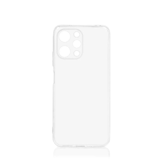 Чехол-накладка Borasco Silicone Case для смартфона Xiaomi Redmi 12 (Цвет: Clear)
