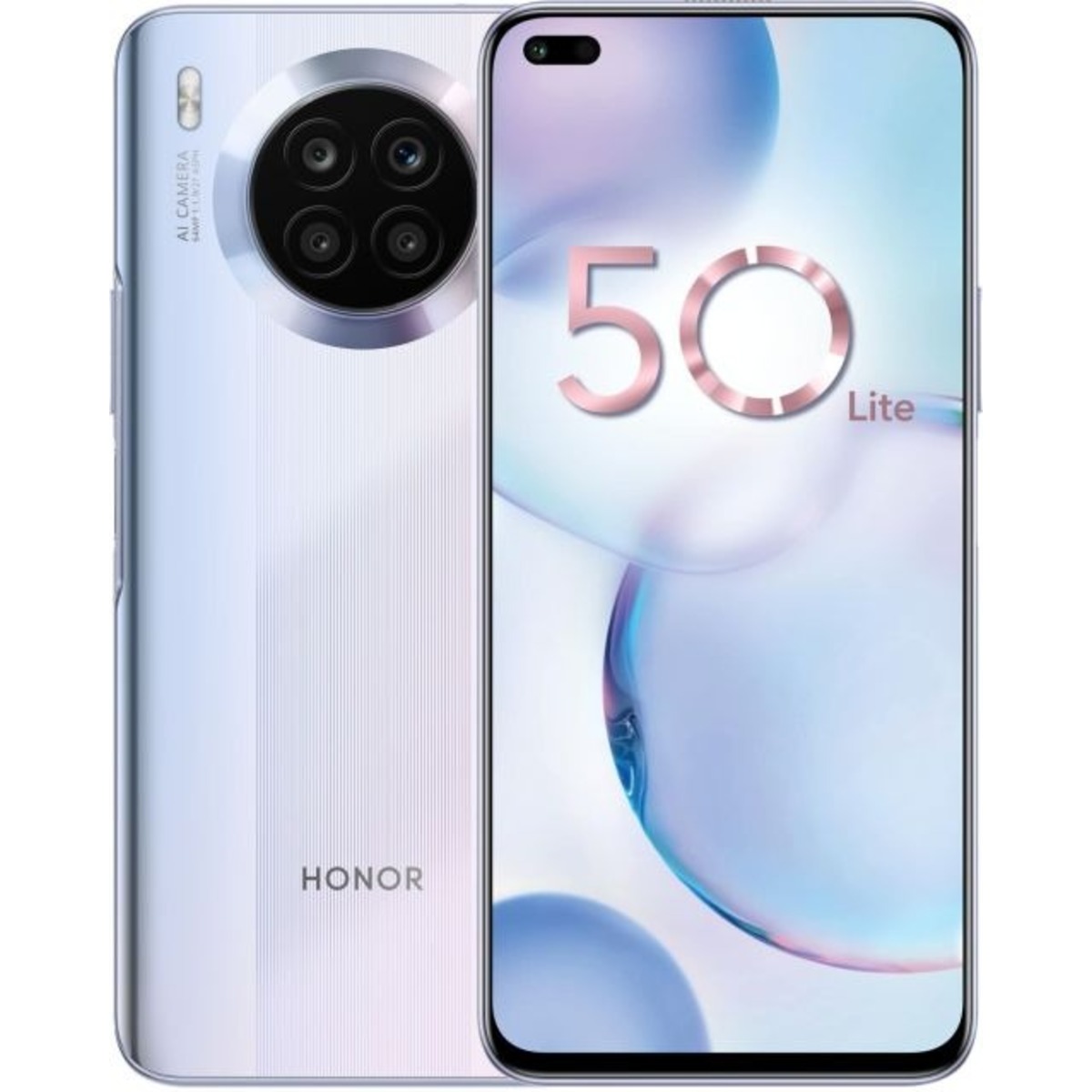 Смартфон Honor 50 Lite 6 / 128Gb (NFC) RU (Цвет: Space Silver)