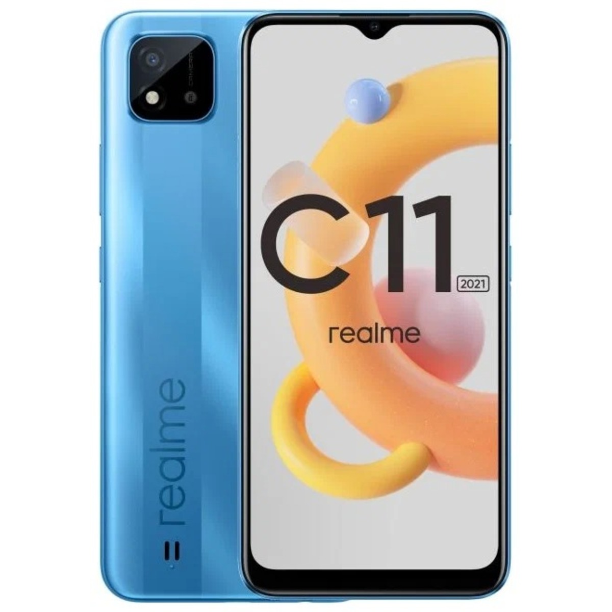 Смартфон realme C11 2021 4 / 64Gb (NFC) (Цвет: Cool Blue)
