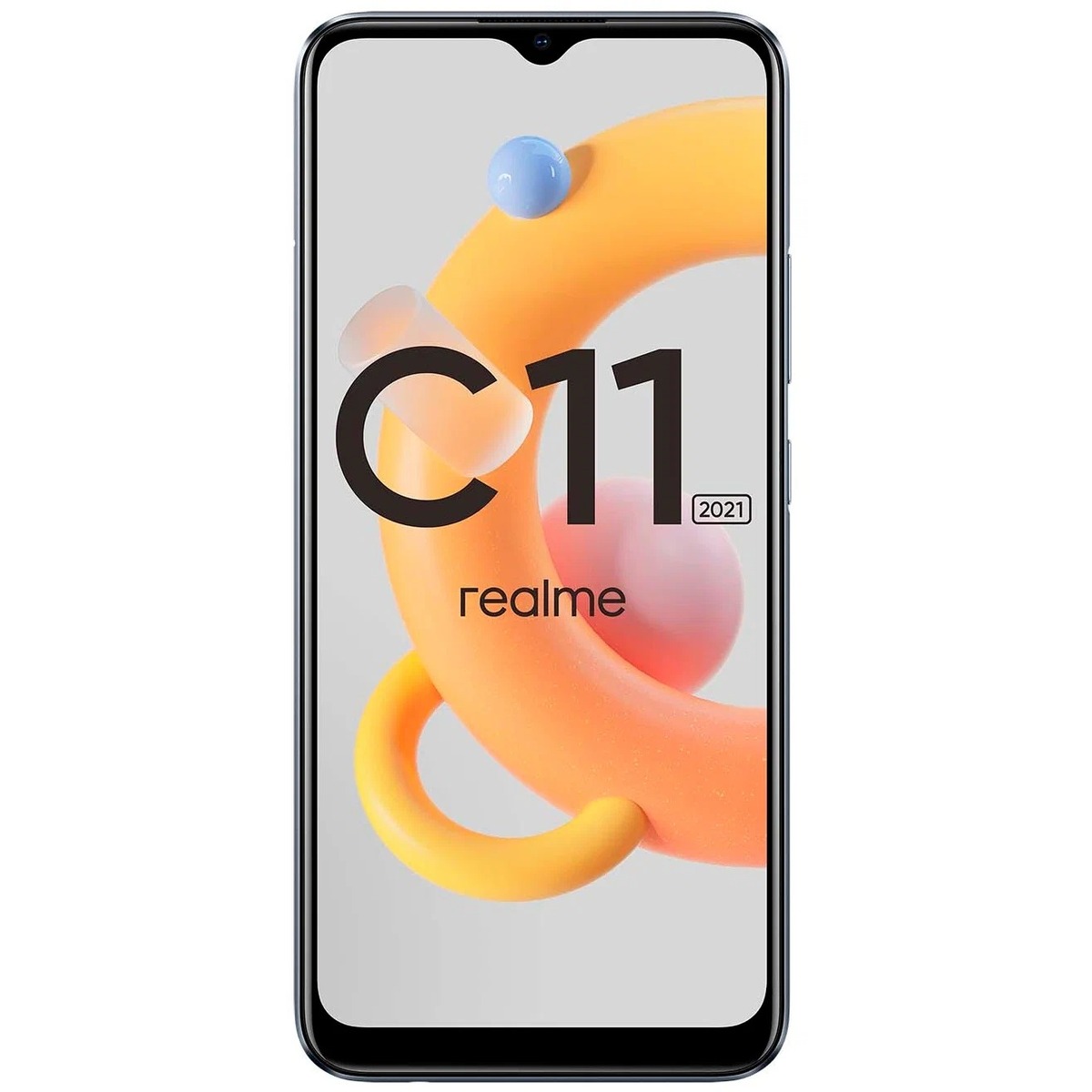 Смартфон realme C11 2021 4/64Gb (NFC) (Цвет: Cool Gray)