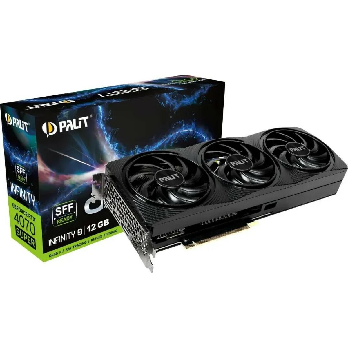 Видеокарта Palit GeForce RTX 4070 Super Infinity 3 OC 12G (NED407ST19K9-1043S)