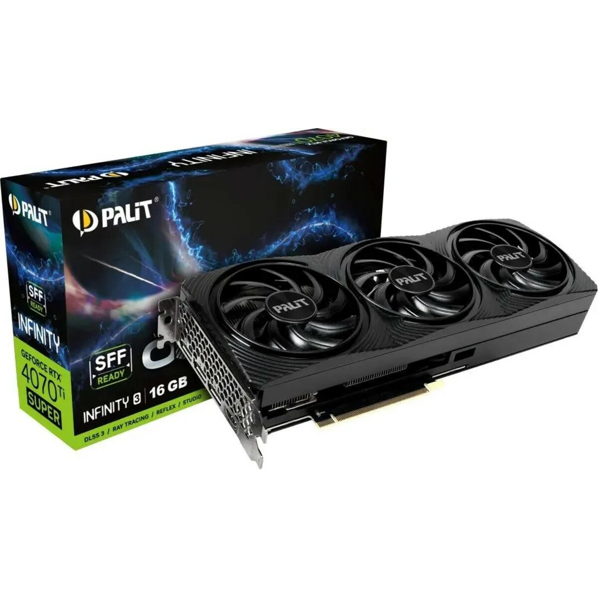 Видеокарта Palit GeForce RTX 4070 Ti Super Infinity 3 OC 16G (NED47TSS19T2-1043S)