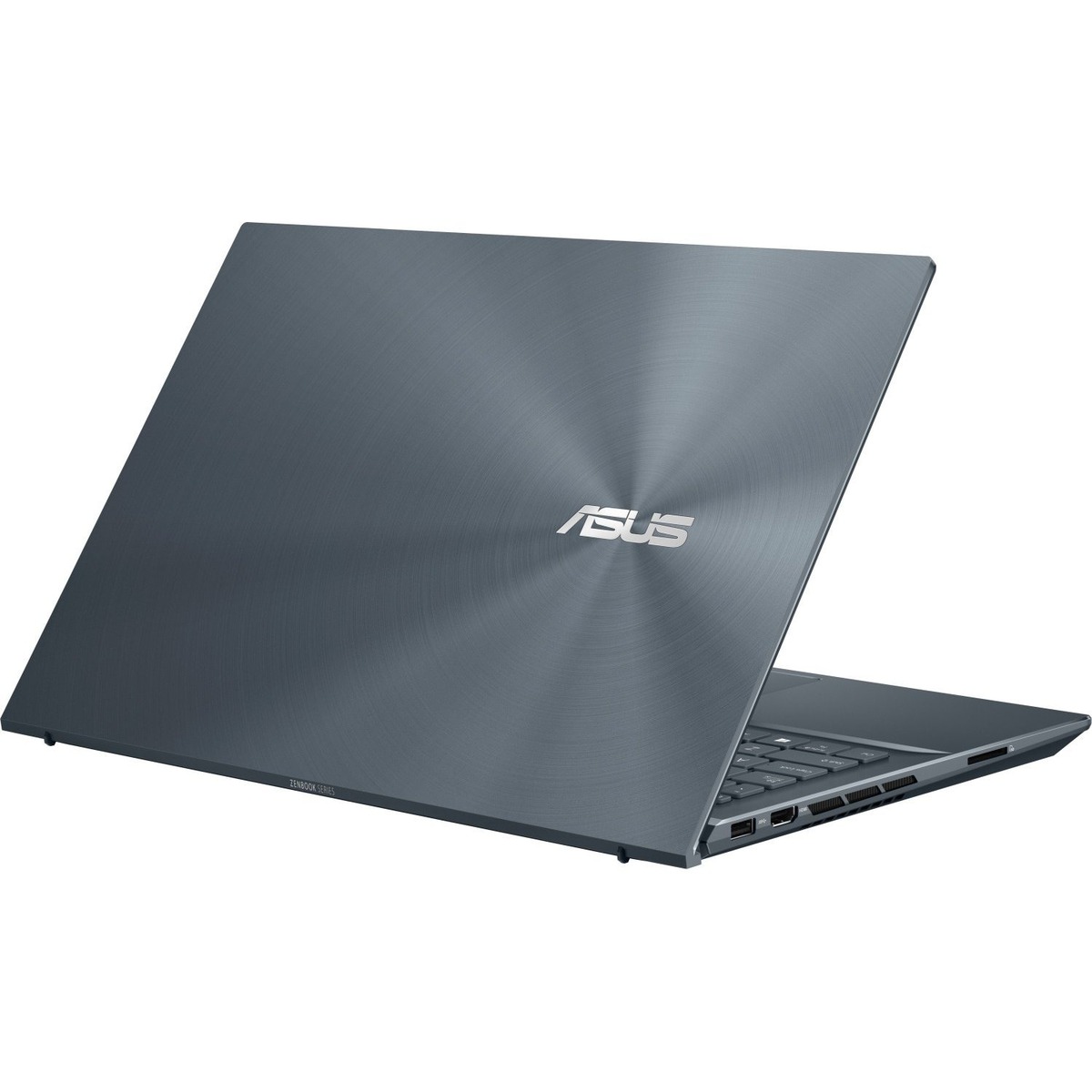 Ноутбук Asus ZenBook Pro 15 UM535QE-KY247W (AMD Ryzen 7 5800H 3.2Ghz / 16Gb DDR4 / SSD 512G / NVIDIA GeForce RTX 3050 Ti / 15.6“ / OLED / FHD (1920х1080) / Windows 11 Home / pine grey / WiFi / BT / Cam)