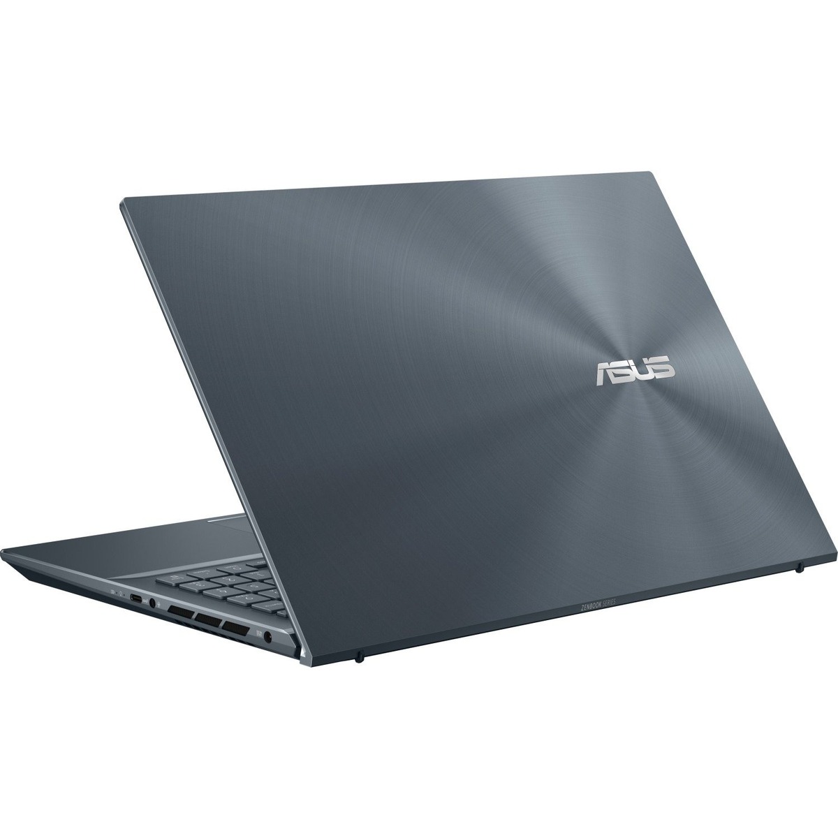 Ноутбук Asus ZenBook Pro 15 UM535QE-KY247W (AMD Ryzen 7 5800H 3.2Ghz / 16Gb DDR4 / SSD 512G / NVIDIA GeForce RTX 3050 Ti / 15.6“ / OLED / FHD (1920х1080) / Windows 11 Home / pine grey / WiFi / BT / Cam)