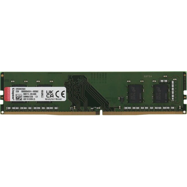 Память DDR4 8Gb 3200MHz Kingston KVR32N22S6 / 8