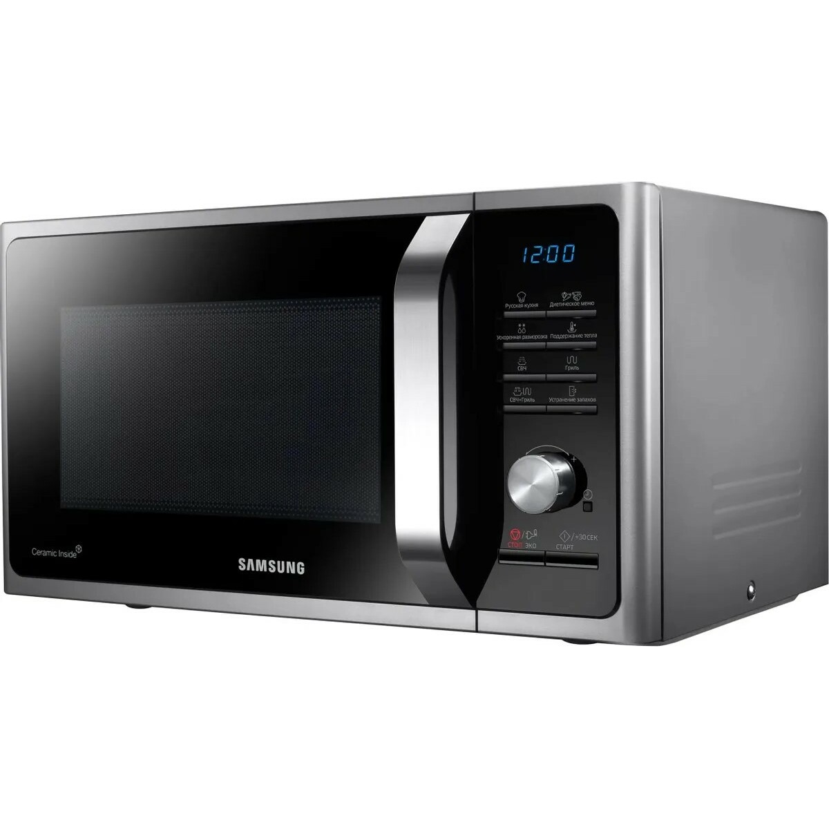 Микроволновая печь Samsung MG23F302TQS, черный