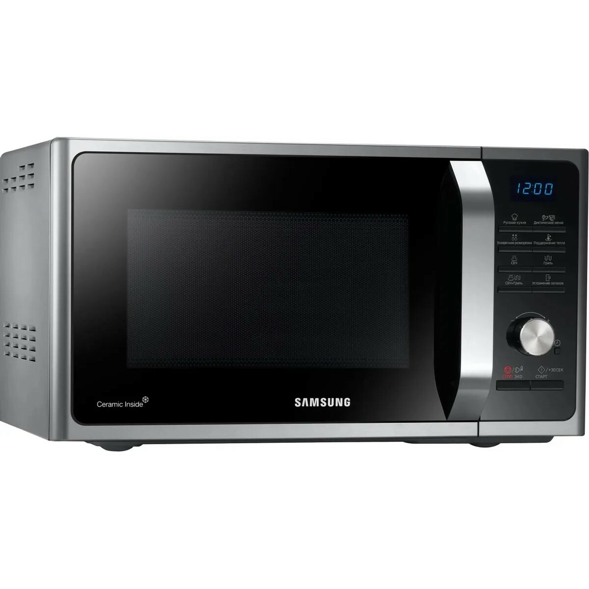 Микроволновая печь Samsung MG23F302TQS, черный