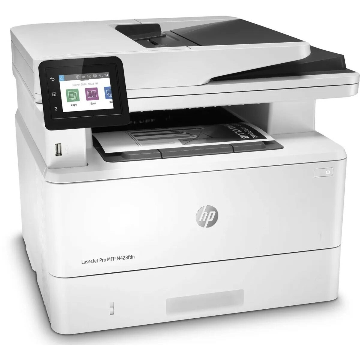 МФУ лазерный HP LaserJet Pro M428fdn, белый