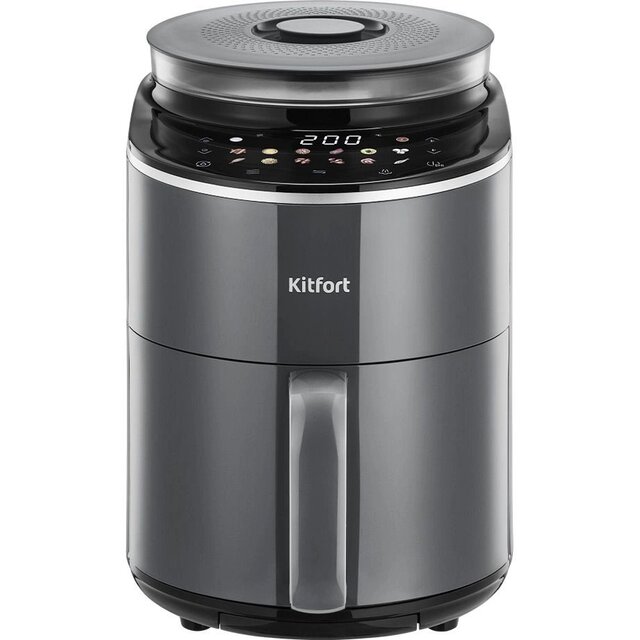 Аэрогриль Kitfort КТ-8155 (Цвет: Gray) Аэрогриль Kitfort КТ-8155 (Цвет: Gray)