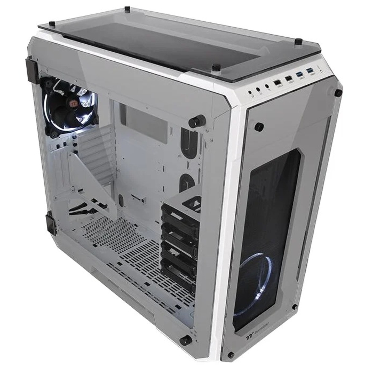 Корпус Thermaltake View 71 TG Snow ATX (Цвет: White)