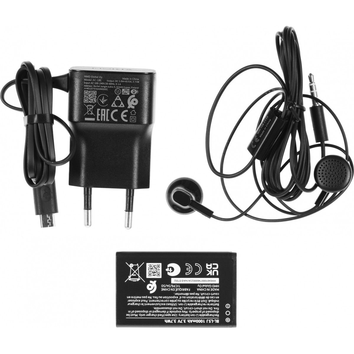 Мобильный телефон Nokia 106, черный