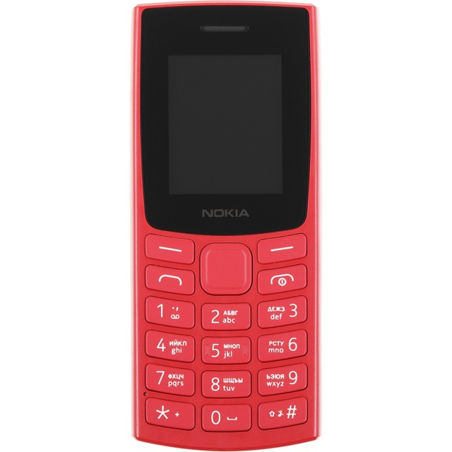 Мобильный телефон Nokia 106 (Цвет: Terracotta Red)