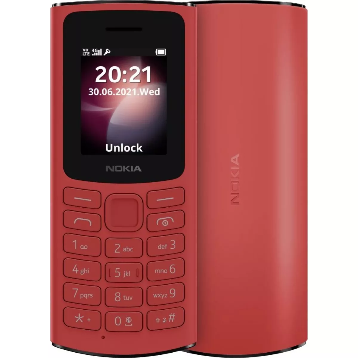 Мобильный телефон Nokia 106 (Цвет: Terracotta Red)