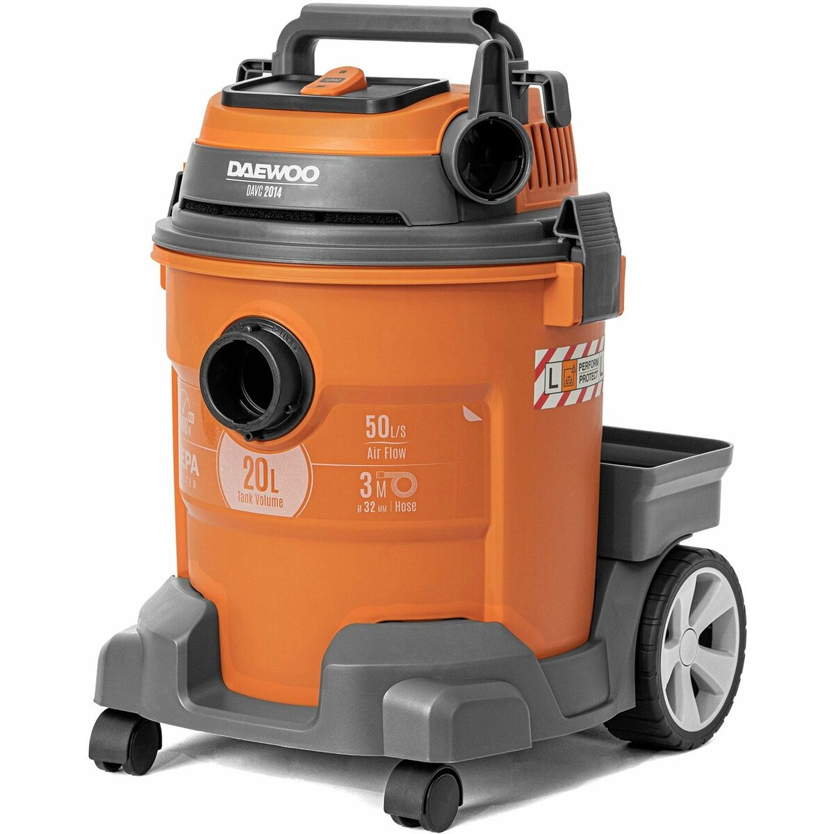 Строительный пылесос Daewoo DAVC 2014 (Цвет: Orange)