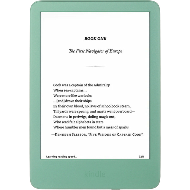 Электронная книга Amazon Kindle Touch (Gen 11) 16Gb (Цвет: Matcha)