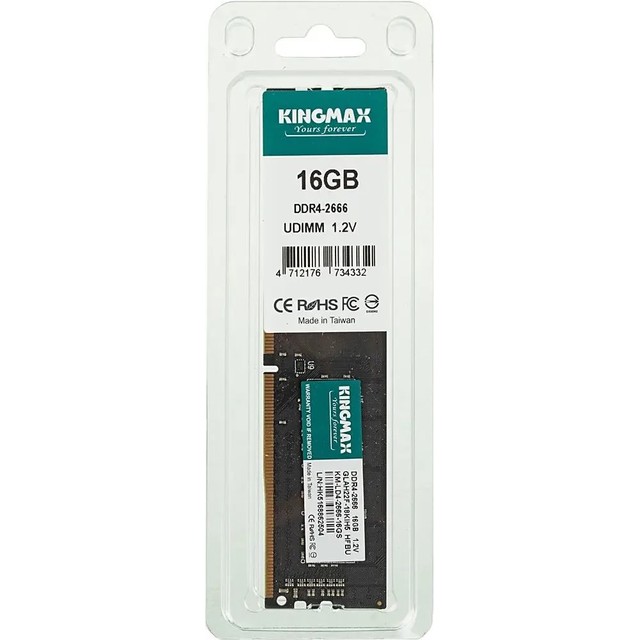 Память DDR4 16Gb 2666MHz Kingmax KM-LD4-2666-16GS