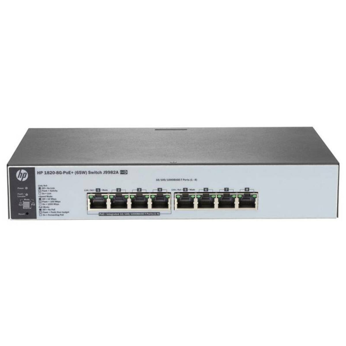 Коммутатор HP 1820-8G-PoE+ (65 Вт)