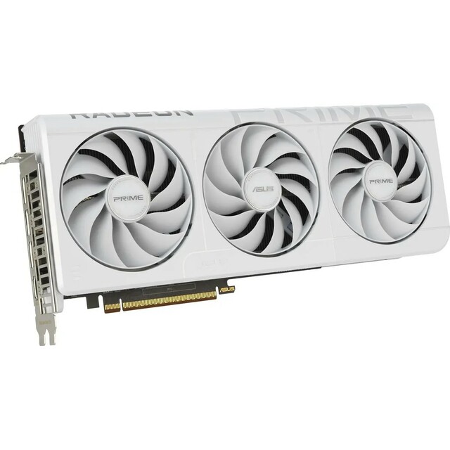Видеокарта Asus Radeon RX 9070XT PRIME OC 16Gb (PRIME-RX9070XT-O16GWHITE)