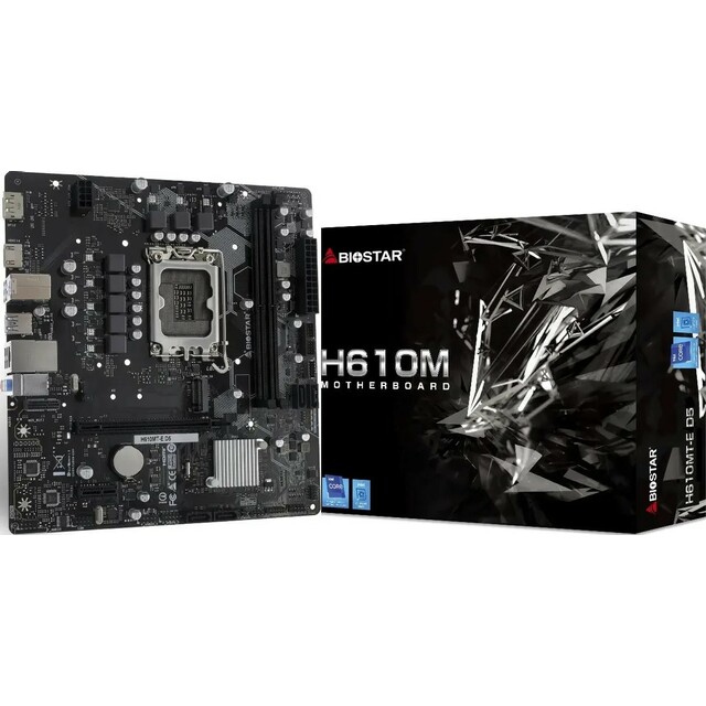 Материнская плата Biostar H610MT-E D5 