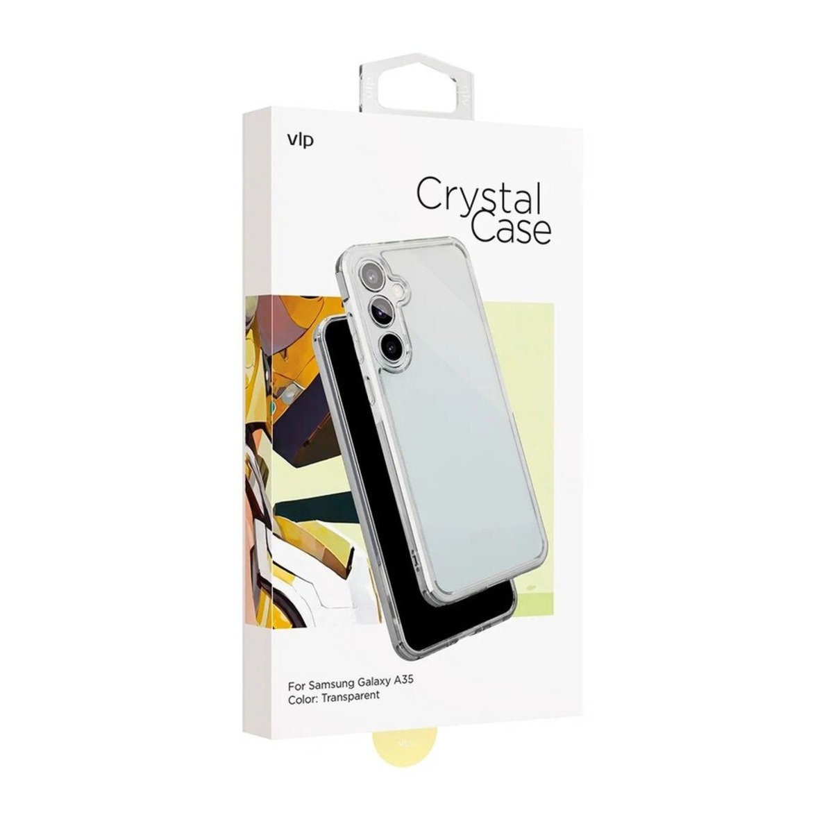 Чехол-накладка VLP Crystal Сase для смартфона Samsung Galaxy A35 (Цвет: Clear)