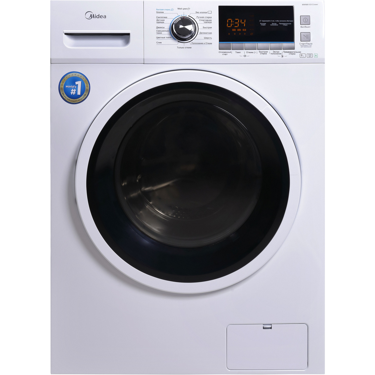 Стиральная машина Midea MWM7123 Crown (Цвет: White)