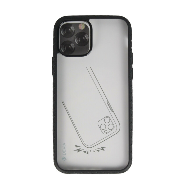 Чехол-накладка Devia Shark4 ShockProof case для смартфона iPhone 12/12 Pro, черный