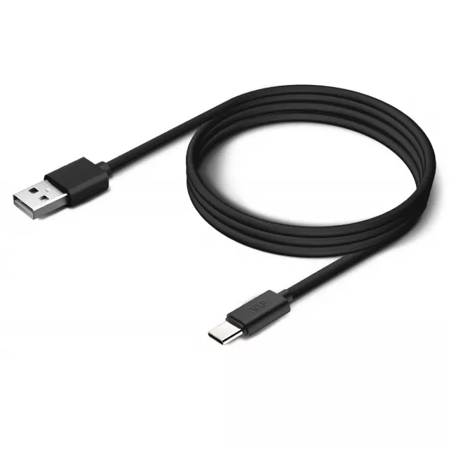 Кабель Borasco USB to USB Type-C Cable 1m 2A, черный