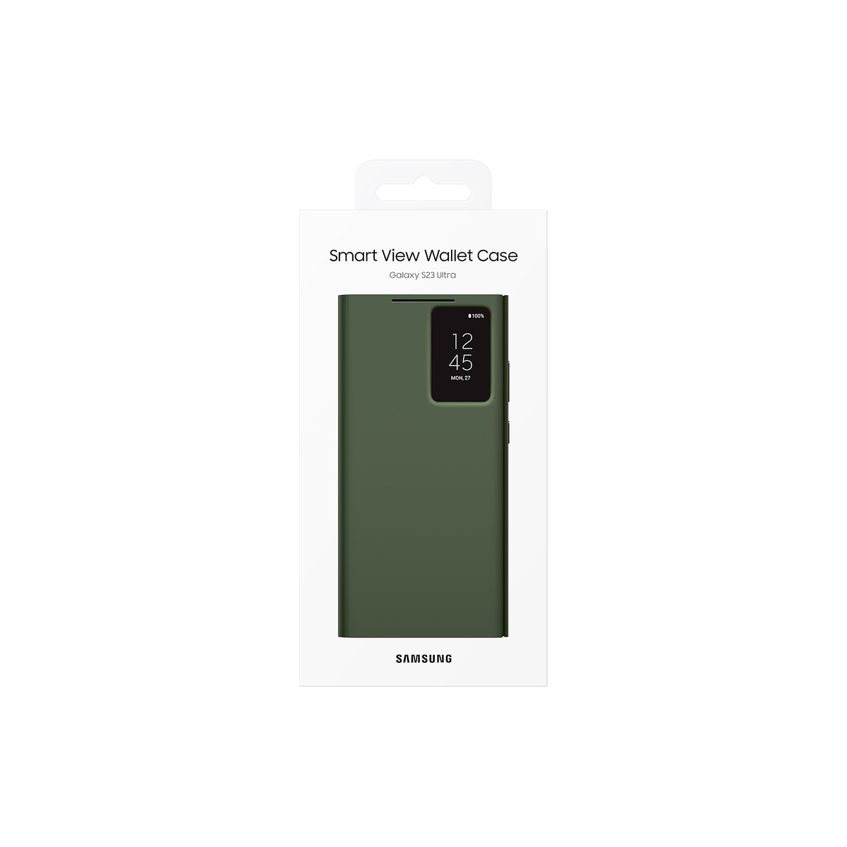 Чехол-книжка Samsung Smart View Wallet Case для смартфона Samsung Galaxy S23 Ultra (Цвет: Khaki)
