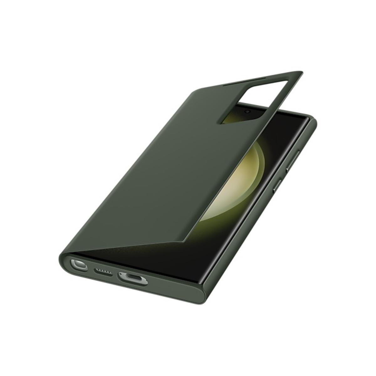 Чехол-книжка Samsung Smart View Wallet Case для смартфона Samsung Galaxy S23 Ultra (Цвет: Khaki)