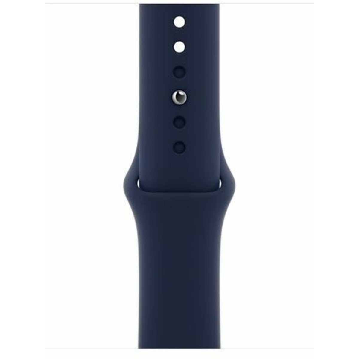 Умные часы Apple Watch Series 6 GPS 44mm Stainless Steel Case with Sport Band (Цвет: Gold /  Deep Navy)