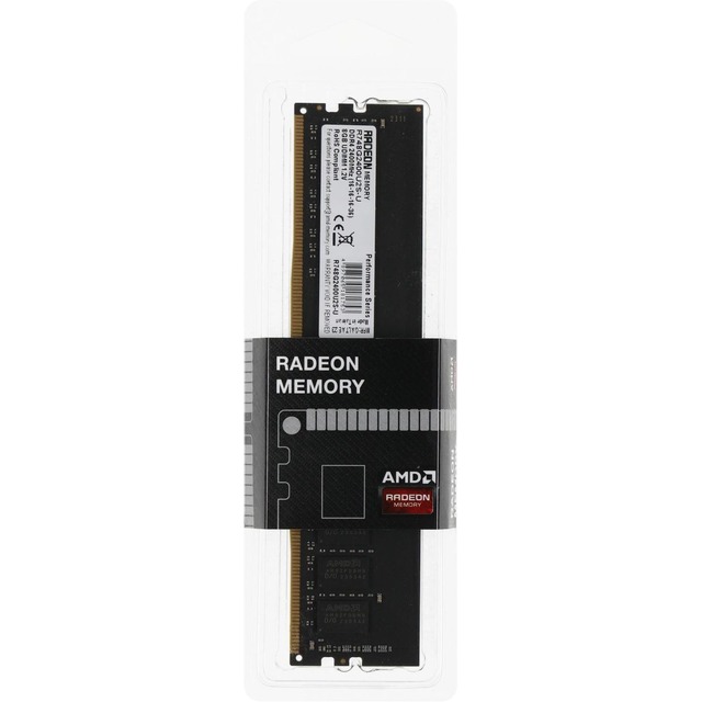 Память DDR4 8Gb 2400MHz AMD R748G2400U2S-U Radeon R7 Performance Series RTL PC4-19200 CL16 DIMM 288-pin 1.2В