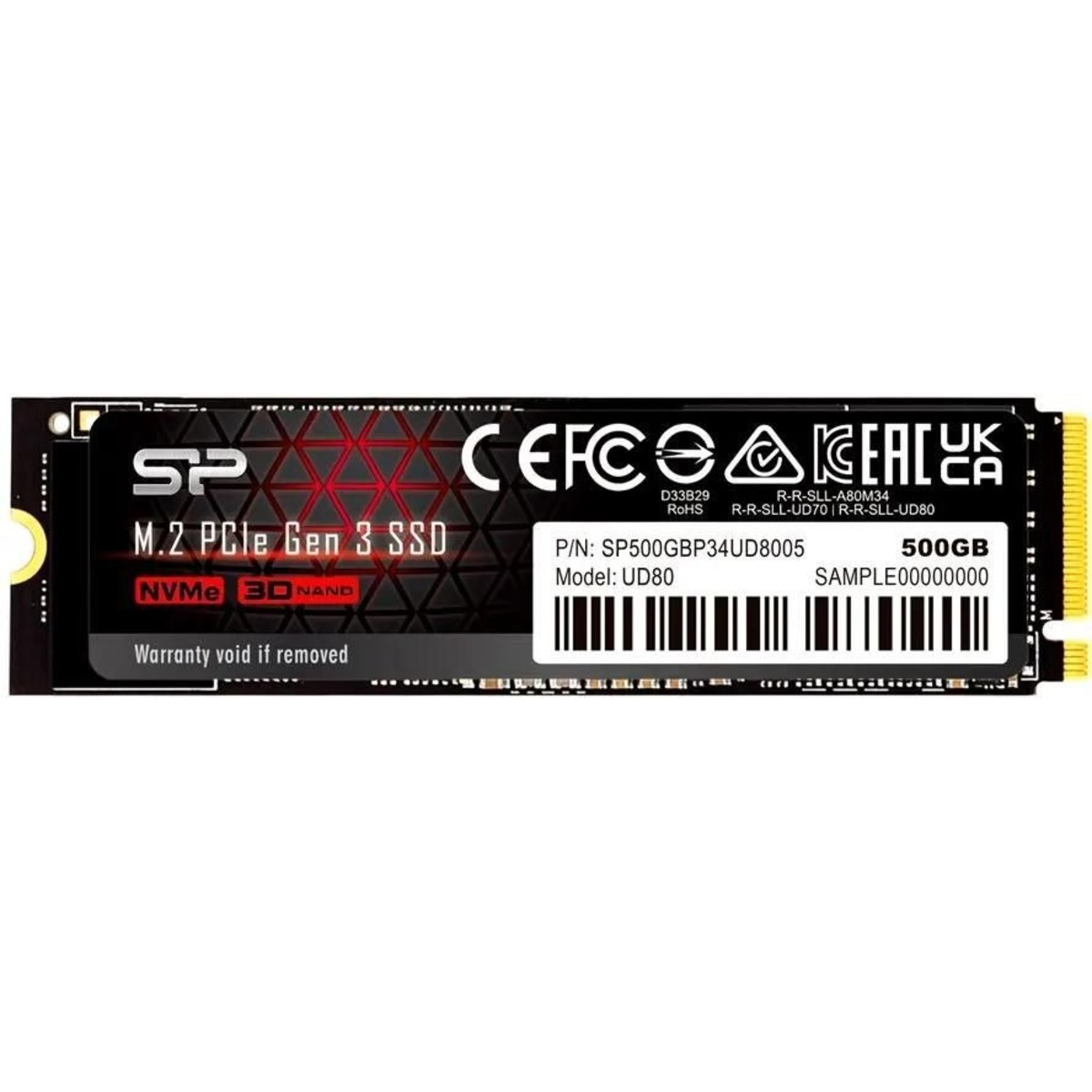 Накопитель SSD Silicon Power PCI-E 3.0 250Gb SP250GBP34UD8005