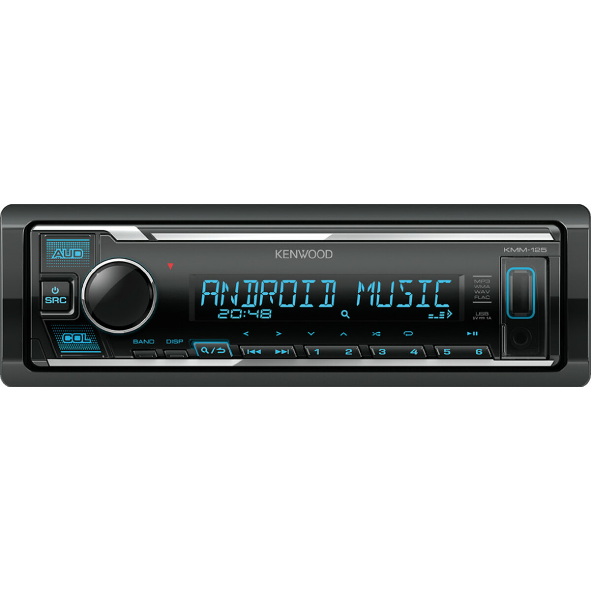 Автомагнитола Kenwood KMM-125 (Цвет: Black)