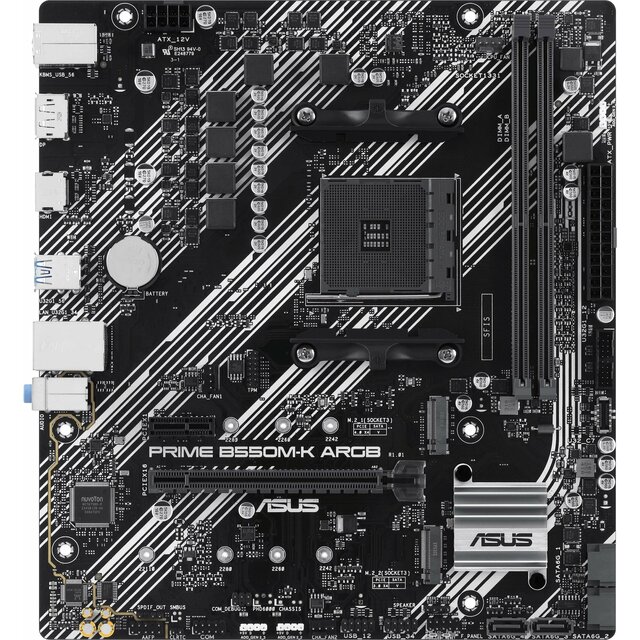 Материнская плата Asus PRIME B550M-K ARGB Материнская плата Asus PRIME B550M-K ARGB