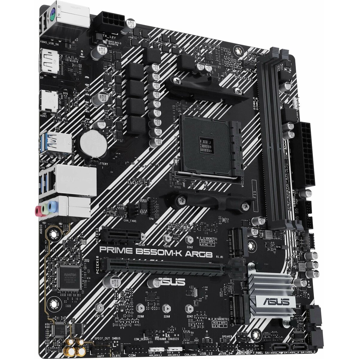 Материнская плата Asus PRIME B550M-K ARGB 