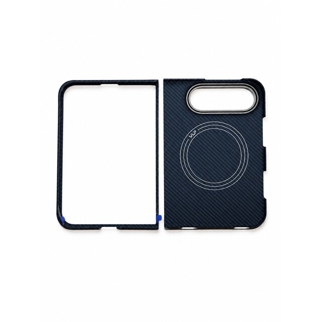 Чехол-накладка VLP Kevlar Case с MagSafe для iPhone Duo, синий Чехол-накладка VLP Kevlar Case с MagSafe для iPhone Duo, синий