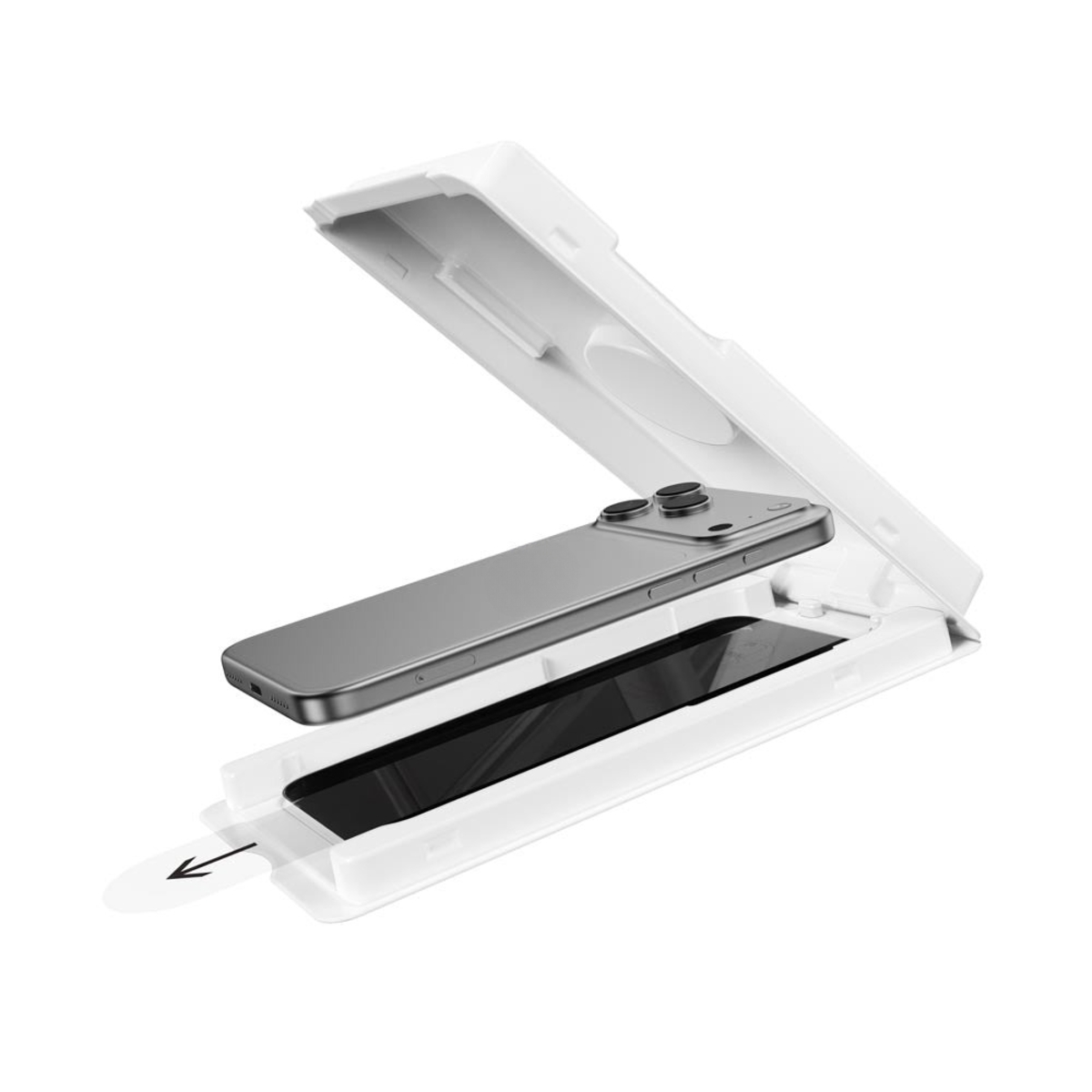 Защитное стекло Devia Van Series Full Screen Privacy Tempered Glass для iPhone 17 Pro Max (Цвет: Black)