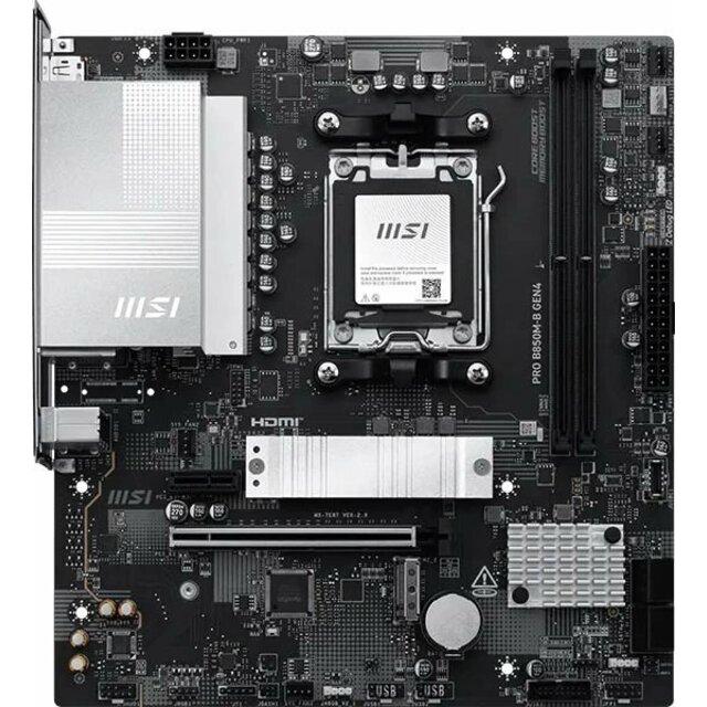 Материнская плата MSI PRO B850M-B GEN4 Материнская плата MSI PRO B850M-B GEN4