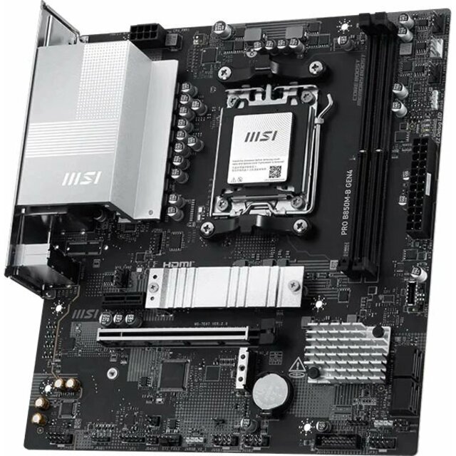 Материнская плата MSI PRO B850M-B GEN4 Материнская плата MSI PRO B850M-B GEN4