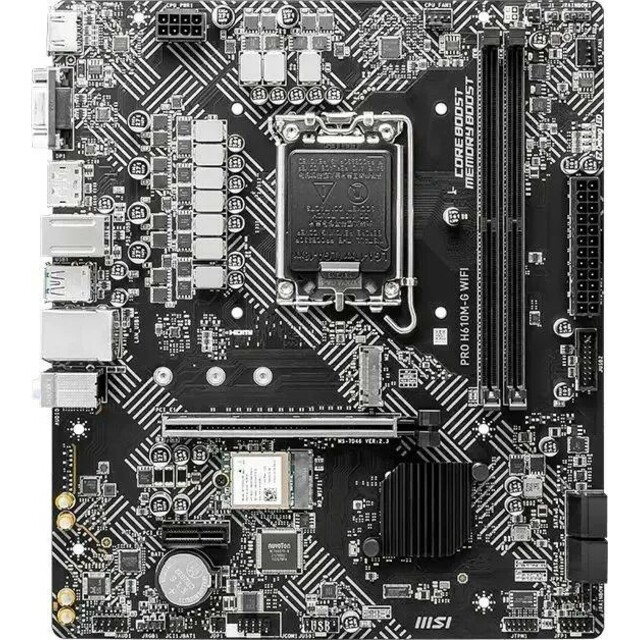 Материнская плата MSI PRO H610M-G WIFI 