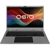 Ноутбук Osio FocusLine B150i-006s (Intel N100 0.8Ghz/8Gb DDR4/SSD 512Gb/Intel UHD Graphics/15.6 /IPS/FHD (1920x1080)/Windows 11 Home/silver/WiFi/BT/Cam) 